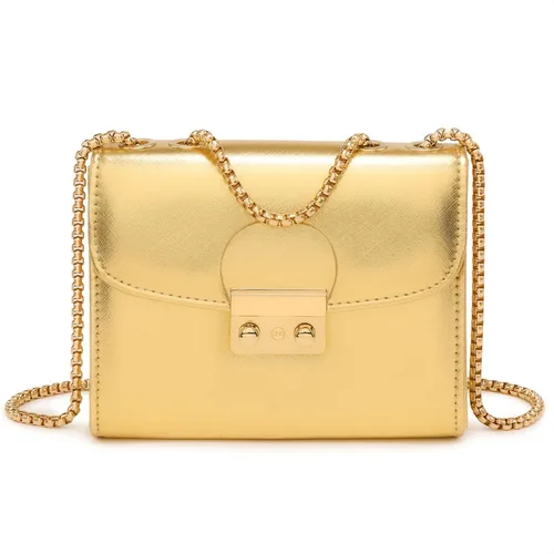 Dasein Bolso cruzado pequeño para mujer, bolso de noche de diseñador, bolso de mano para bodabaile de graduaciónfiesta con doble correa de cadena