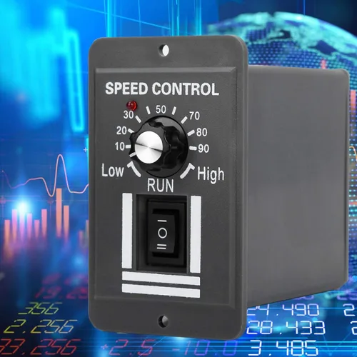 Miniatura 7 de Controlador de velocidad del motor DC 12-60V 10A, regulador de velocidad del motor eléctrico de marcha atrás hacia adelante Controlador de velocidad