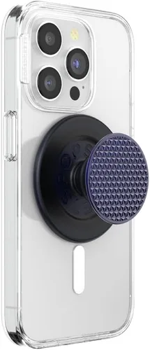 PopSockets Agarre para teléfono con soporte magnético, parte superior intercambiable, sujeción segura para fundas MagSafe de iPhone, agarre para