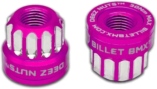 Miniatura 9 de BILLET BMX™ Deez Nuts™ Tuercas de eje de bicicleta de 12 puntos 3/8"-26 tpi (paquete de 2)
