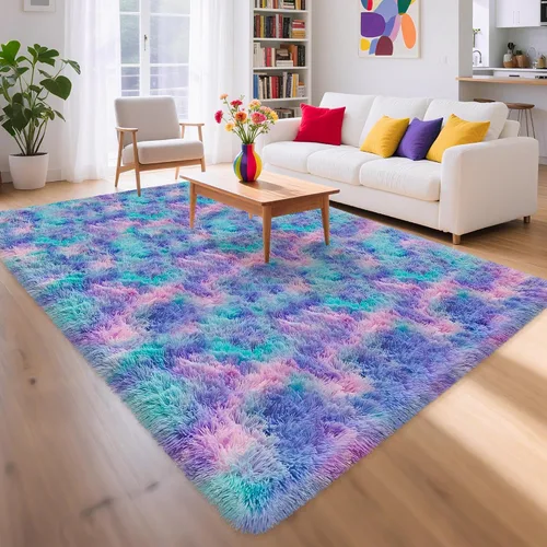 Miniatura 25 de Alfombras de pasillo beige de 2 x 6 pies para dormitorio, sala de estar, alfombra de felpa suave y esponjosa, alfombra de pasillo para pasillos