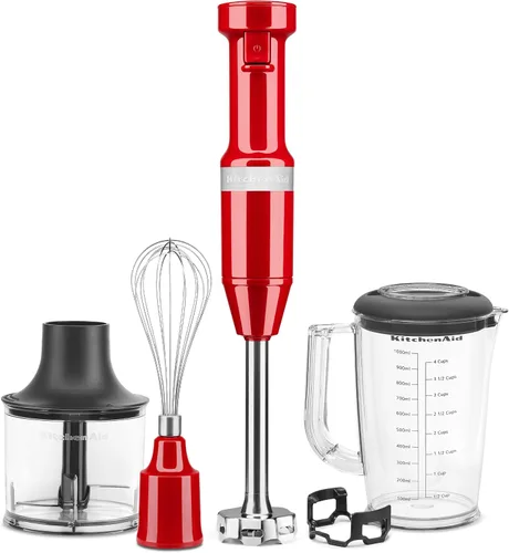 Miniatura 5 de KitchenAid Batidora de mano con cable de velocidad variable con accesorios, Aqua Sky, KHBV83AQ