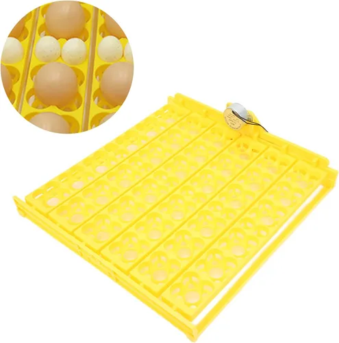 Miniatura 4 de Pssopp Bandeja automática de giro de huevos, mini incubadora de incubadora, herramienta automática de giro de huevos con motor para pollo, pato