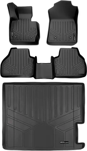 Miniatura 9 de SMARTLINER Juego de alfombrillas de piso personalizadas de primera fila para BMW X3 28d 2015-2017