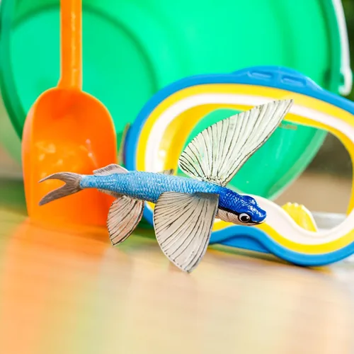 Miniatura 7 de Safari Ltd. Figura de pez volador, figura detallada de plástico de 7 pulgadas, divertido juguete educativo para niños, niñas y niños a partir de 18