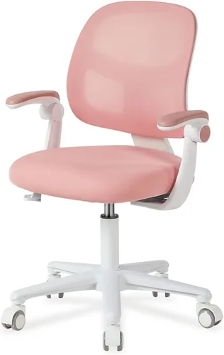 Miniatura 4 de Silla de escritorio para niños, silla para niños de altura ajustable. Diseño ergonómico. Adecuado para niños de 4 a 12 años, color azul claro