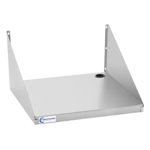 Miniatura 9 de Estante de Acero Inoxidable para Microondas, 15"x20" 180 lb Estante Flotante de Metal para Electrodomésticos de Servicio Pesado con Montaje