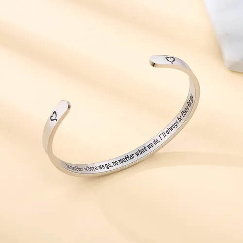 Miniatura 2 de TONY & SANDY - Brazaletes motivacionales para mujeres, adolescentes o niñas, regalos de cumpleaños personalizados para mamá, hija, hermana o amigas