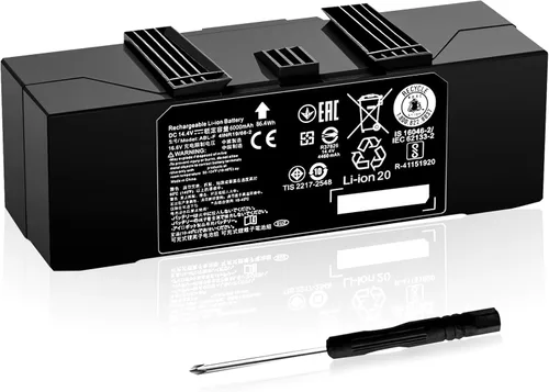 6000mAh ABL-F para iRobot Batería Reemplazo para iRobot Roomba J7 J7+ i8 i8+ E5 E6 i3 i3+ i4 i5 i6 i7 i7+ 7150 7156 7158 7550 7558 3150 3550 3550