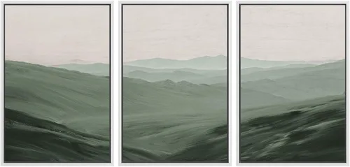Miniatura 116 de SIGNWIN Lienzo enmarcado para pared, juego de arte de puesta de sol, horizonte, cielo, paisaje, fotografía, arte moderno, paisaje, relajante