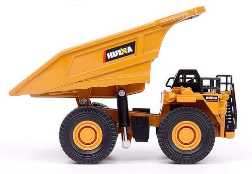 Miniatura 3 de Gemini&Genius Camión volquete de juguete para niños, juguete de vehículo de construcción de aleación a escala 1:60, descargable de sitios Camión