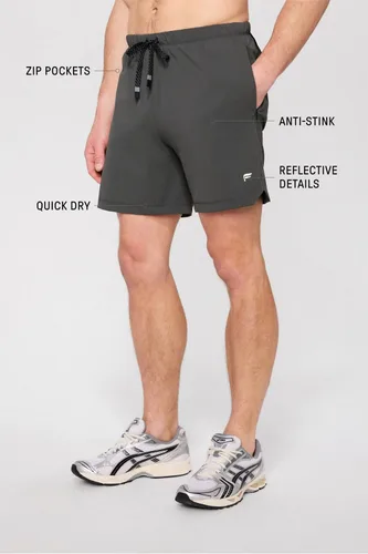 Miniatura 81 de Fabletics The One - Pantalón corto para hombre (forro), entrenamiento, natación, ligero, de secado rápido, bolsillo con cremallera, tejido elástico
