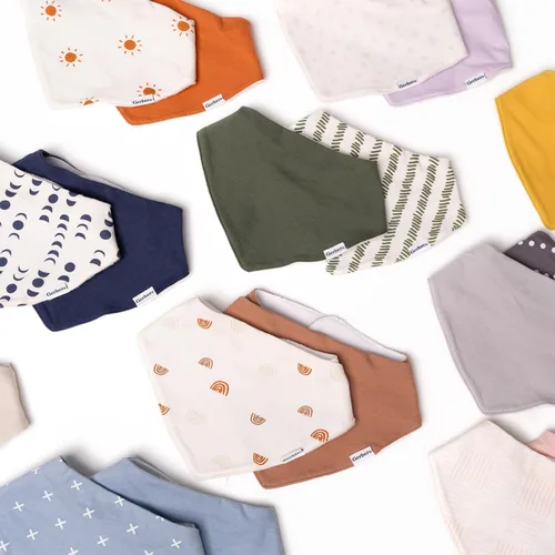 Miniatura 4 de Baberos tipo bandana Gerber para bebé unisex