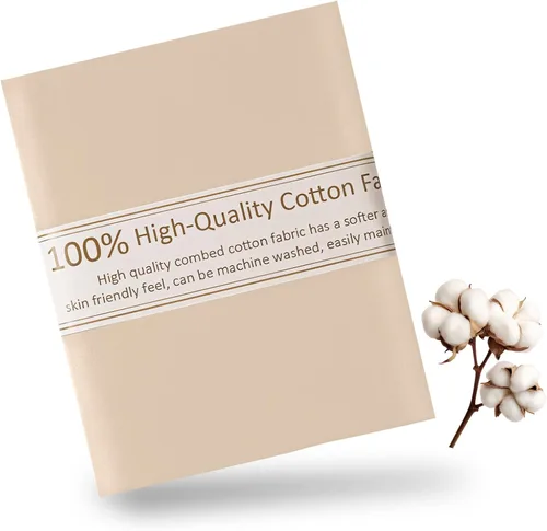 Miniatura 15 de Tela de Algodón Azul Bebé para Coser de 59 Pulgadas de Ancho, Tela de Popelina de Algodón 100% Natural por Yarda, Material de Algodón Suave