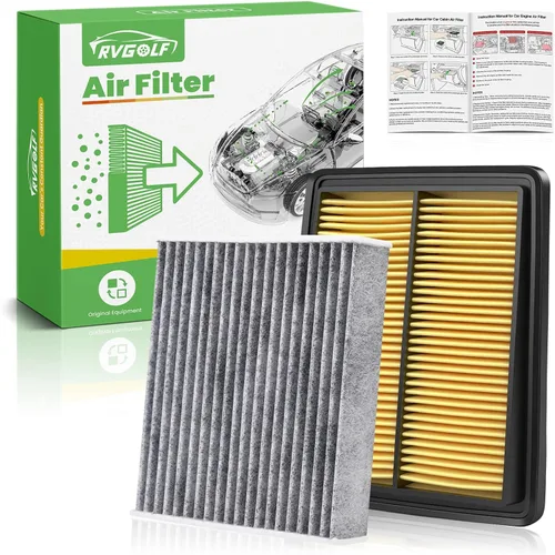 Miniatura 34 de Juego de filtros de aire de motor+cabina para Honda Civic 2016-2026 (2.0L), HR-V HRV 2023-2026 (2.0L) (solo aspirado naturalmente, no para tipo R!)