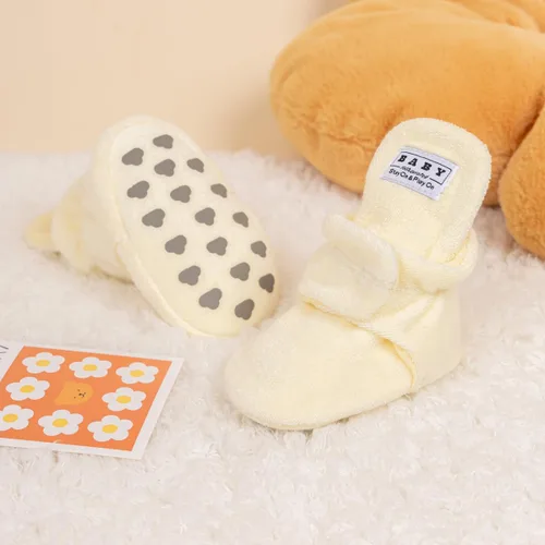 Miniatura 107 de Sawimlgy - Botines de algodón antideslizantes para recién nacido, con agarre, para cuna o para el invierno