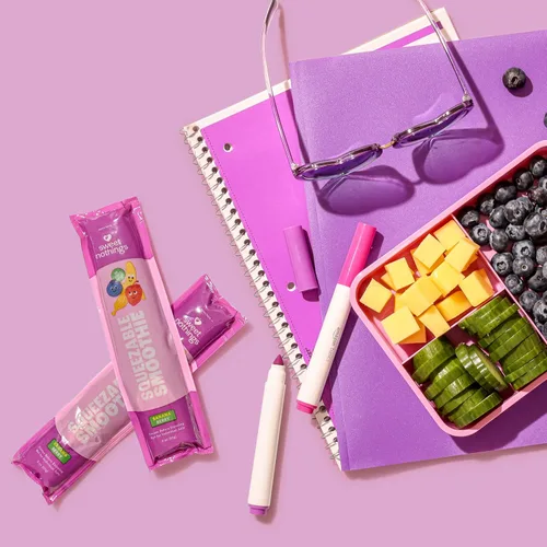 Miniatura 9 de Sweet Nothings, Banana Berry, Paletas de batido de fruta exprimible para niños orgánicas USDA, paquete de valor de 24 - sin colorantes, sin azúcar
