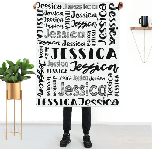 Miniatura 18 de Mantas de bebé personalizadas para niñas y niños con nombre, mantas de bebé personalizadas con nombre, mantas personalizadas para niños, artículos