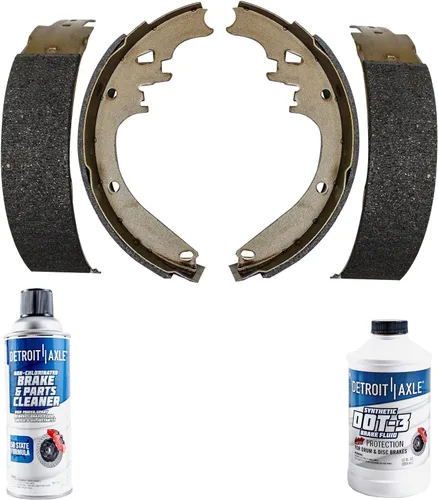 Miniatura 16 de Detroit Axle - Kit de freno trasero para Toyota Tacoma 2005-2019 de 6 orejetas, tambores de freno de disco, zapatas de freno semi-metálicas