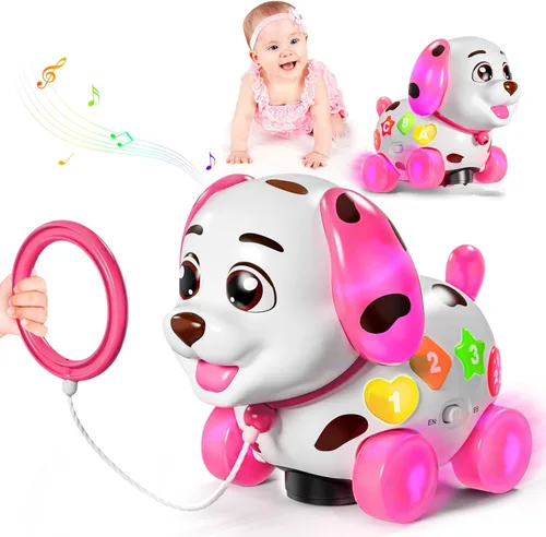 Miniatura 8 de Juguetes musicales para niños de 1 año, regalos para bebés de 6-12-18 meses, juguetes de aprendizaje para cachorros para niños de 1 año, regalos Azul