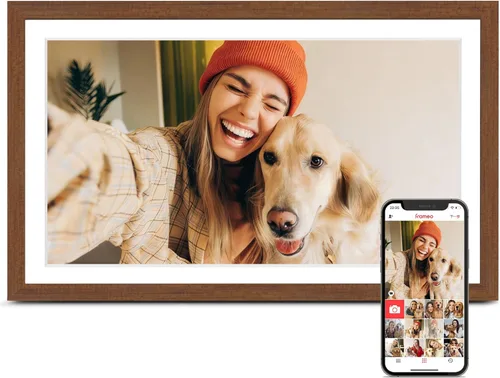Miniatura 11 de Portarretratos digital WiFi con Frameo, 10.1 pulgadas, 1280 x 800 IPS, 32 GB, rotación automática, comparte video e imagen, regalo de cumpleaños