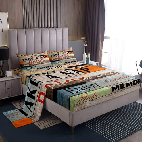 Miniatura 32 de Castle Fairy Juego de sábanas de motocross tamaño twin, juego de ropa de cama verde con diseño de panal ombré, decoración de habitación de niños