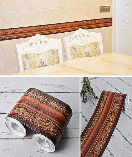 Miniatura 3 de Papel pintado decorativo 3D con diseño floral, impermeable, para despegar y pegar para baño, cocina, mostrador, azulejos, pegatina, 4 pulgadas por