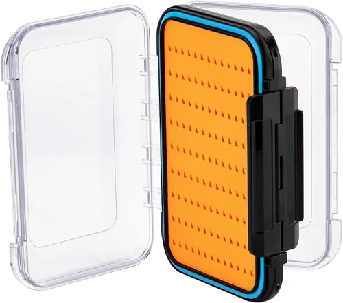 Miniatura 16 de Gonex Cajas de pesca con mosca para cajas de jig de pesca con mosca de dos caras, caja de pesca con mosca impermeable y ligera, tapa transparente