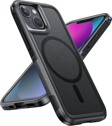 Miniatura 448 de FNTCASE Funda para iPhone 13 Pro-Max: Fundas magnéticas transparentes compatibles con Magsafe Slim anti amarillamiento protección contra caídas