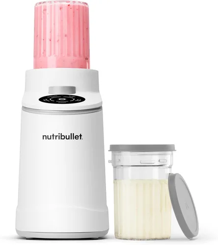 Miniatura 15 de nutribullet Chill Máquina para hacer helados, para gelato, sorbete, yogur congelado, cuencos de batidos, tamaño compacto, (2) aptos para Negro