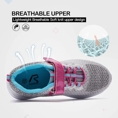 Miniatura 2 de RUNSIDE Zapatos deportivos para niños y niñas, ligeros, atléticos, para caminar, correr, tenis (bebéniño pequeñoniño grande)
