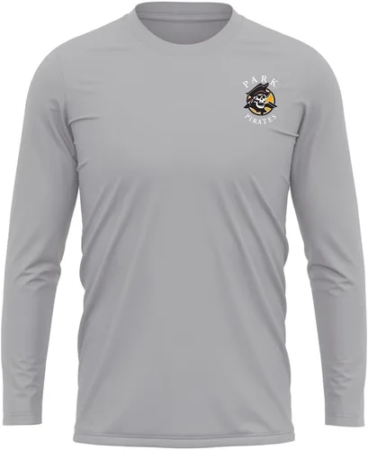 Miniatura 57 de Camisa deportiva de manga larga oficial de la NCAA Collegiate para hombre, con logotipo en el pecho izquierdo, colección Athletic Heather