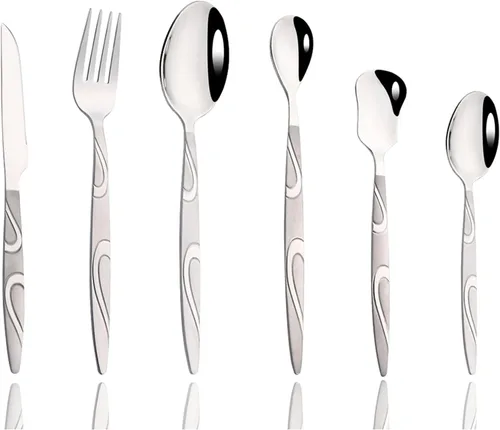 Miniatura 10 de JASHII Paquete de 6 mini cucharaditas de acero inoxidable para café, azúcar, postre, pastel, helado, sopa de capuchino, antepasto de 6.2 pulgadas