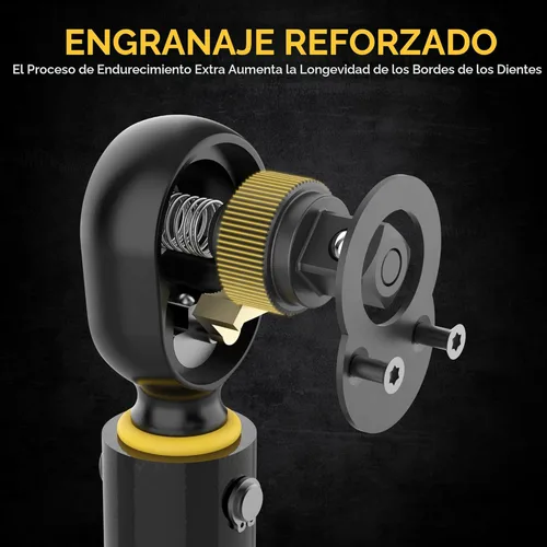 Miniatura 5 de LEXIVON Llave de torque para bicicleta de 1/4 de pulgada, kit de 15 piezas Engranaje de 72 dientes, clic de doble dirección, tipo 2~26 Nm