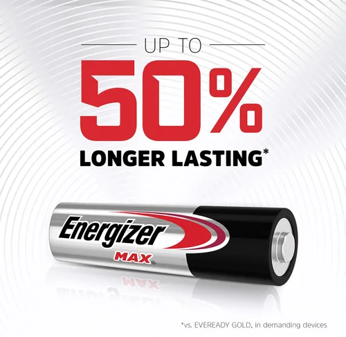 Miniatura 2 de Energizer Baterías AA MAX (paquete de 24), pilas alcalinas doble A