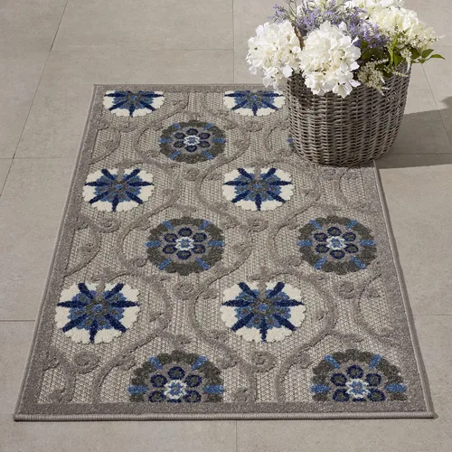 Miniatura 12 de Nourison Home Aloha - Alfombra de 2 pies 3 pulgadas x 8 pies, fácil de limpiar, no se desprende, para dormitorio, sala de estar, comedor y cocina