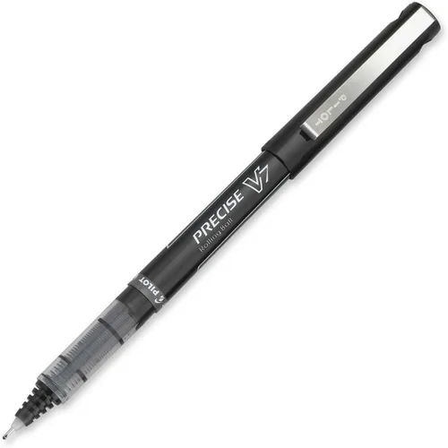 Miniatura 2 de Pilot Precise V7 - Bolígrafos de punta fina, color negro, paquete de 2 (35346)