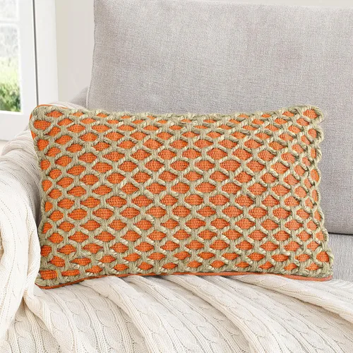 Miniatura 31 de Boho Living Jada Cojín Decorativo, Incluye Acento, Diseño Tejido Premium, Decoración de Sala de Estar, (1) Funda de Cojín de 20" x 20" con Relleno