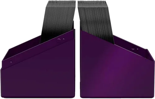 Miniatura 6 de Ultimate Guard Boulder Solid 100+, Estuche para Mazo para 100 Cartas TCG con Doble Funda, Morado, Almacenamiento Seguro y Duradero