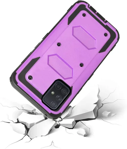 Miniatura 6 de Asuwish Funda de teléfono para Samsung Galaxy A51 4G, híbrida, resistente, a prueba de caídas, a prueba de caídas, protección de cuerpo completo