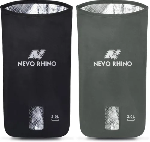 N NEVO RHINO 2 bolsas aislantes de vejiga de agua, bolsa protectora para vejigas de hidratación de 2L-3L, funda aislante de vejiga de agua mantiene