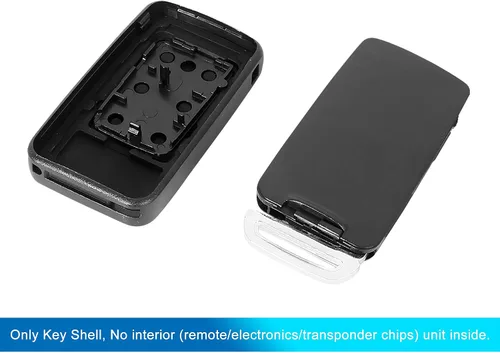 Miniatura 5 de X AUTOHAUX Funda para llave remota sin llave para automóvil PG788A para Volvo XC60 2010-2013 5 botones de teclas, color negro