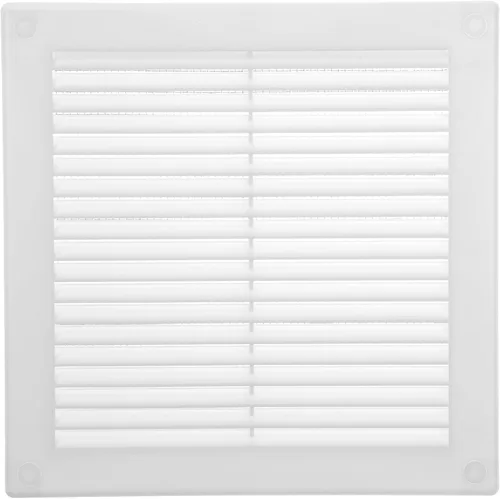 Miniatura 10 de Vent Systems 3 x 3 pulgadas (dimensiones de apertura) - Cubierta de ventilación de plástico blanco Soffit - Rejilla de ventilación cuadrada plana