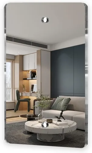 Miniatura 8 de 1 Pieza Placa de Interruptor de Luz con Espejo, Cubierta de Salida de Pared Decorativa de Acrílico, Placas de Interruptor de Espejo, Placas de Pared