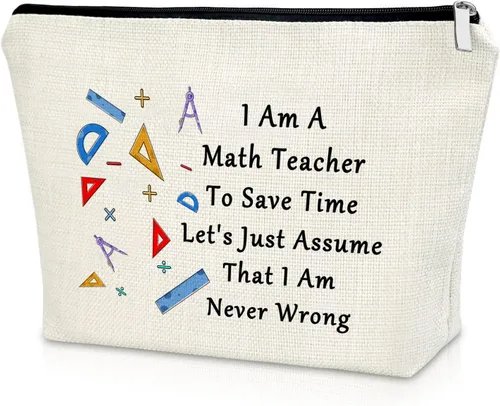 Miniatura 12 de Sazuwu Bolsa de maquillaje para profesores, Detrás de cada buen maestro hay un gran asistente de enseñanza, Impreso/Gráfico