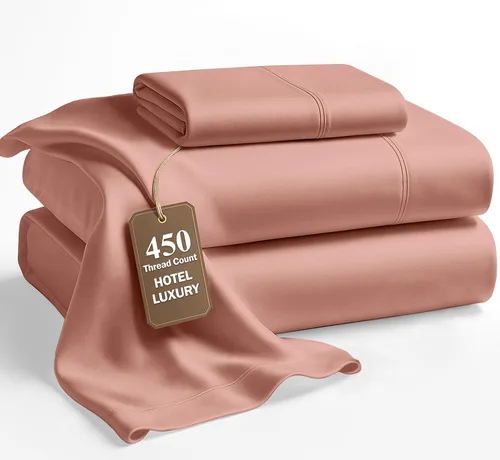 Miniatura 40 de LANE LINEN - Sábanas tamaño Split King para cama ajustable, 450 hilos, 100% algodón, 2 sábanas bajeras individuales XL, con bolsillo profundo, 05