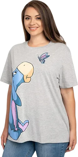 Miniatura 4 de Disney Camiseta para mujer de talla grande con estampado lateral de mariposa Eeyore