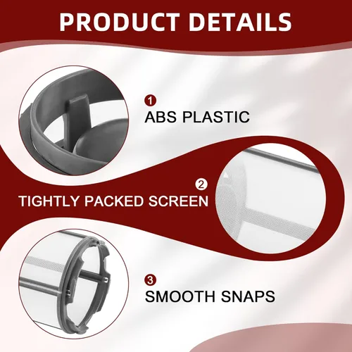 Miniatura 3 de Repuesto de taza de filtro de bomba de lavavajillas W10872845 compatible con Whirl-pool Ken-more Ama-na Kitchen-iad Filtro de piezas
