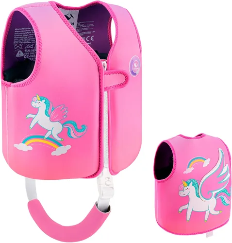 Miniatura 22 de Pottwal Chaleco de natación para niños - Chaqueta de natación - Hecho de neopreno y EPE - con correa ajustable en la entrepierna Verde