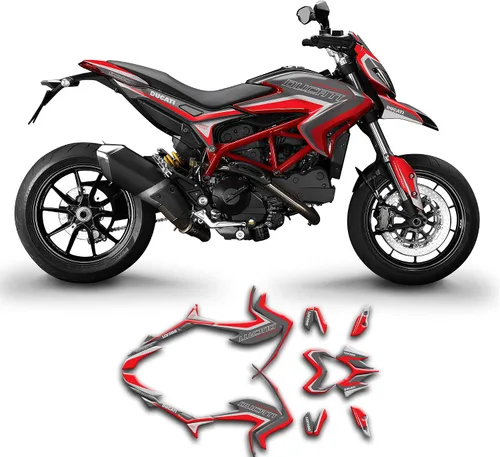 Miniatura 20 de Kit de adhesivos personalizados para Hypermotard Hyperstrada 821 2013 2014 2015 2016, DCTHYMS1318003-KO